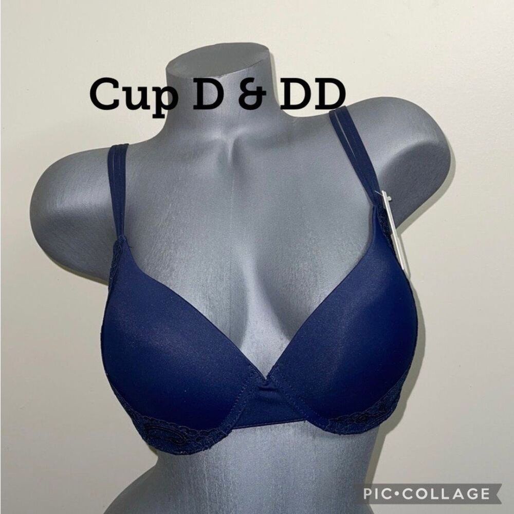 Comfort Fit Push Up Light Padded T- Shirt 3 Hooks Bra Full Covered Underwire.